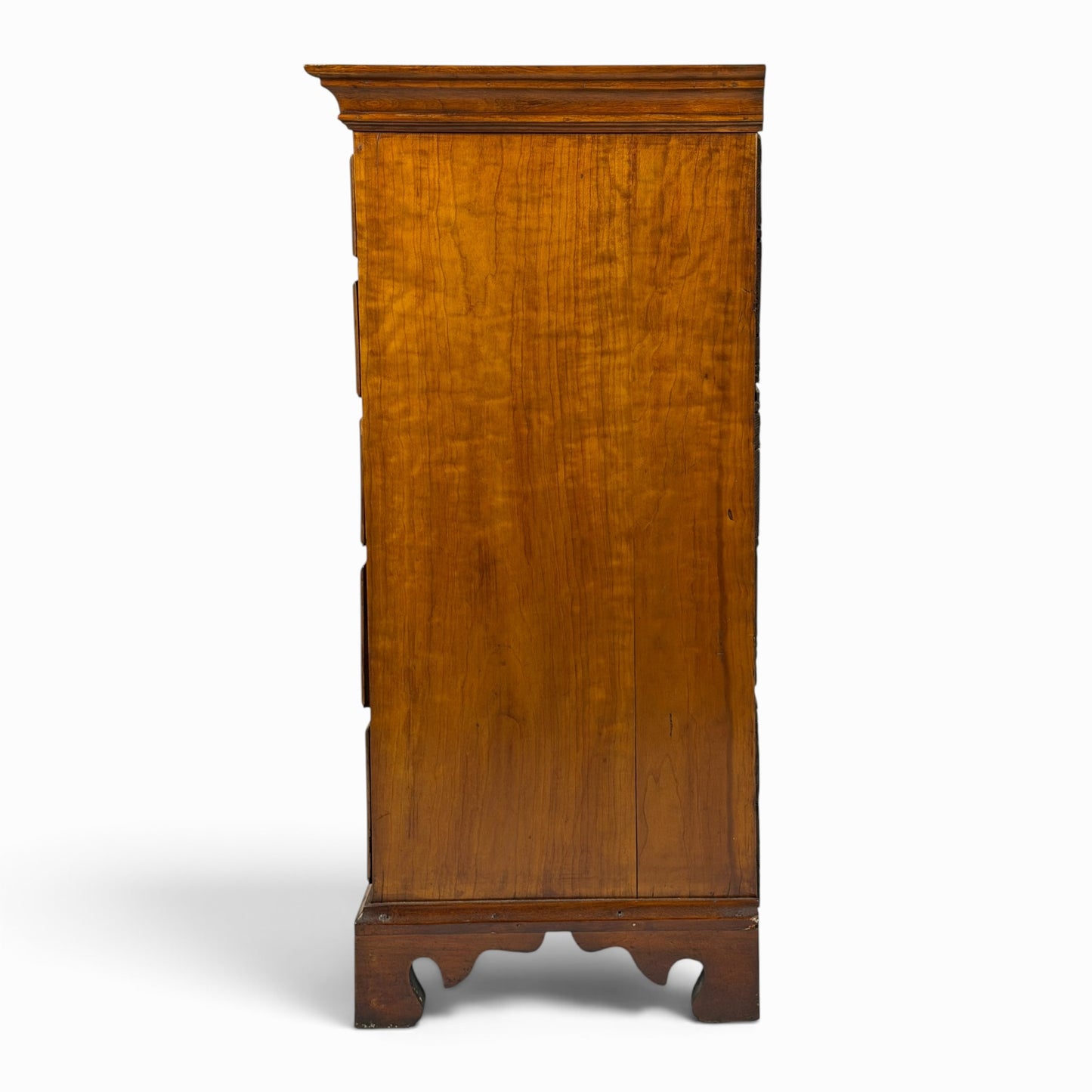 Antique black cherry chest of drawers