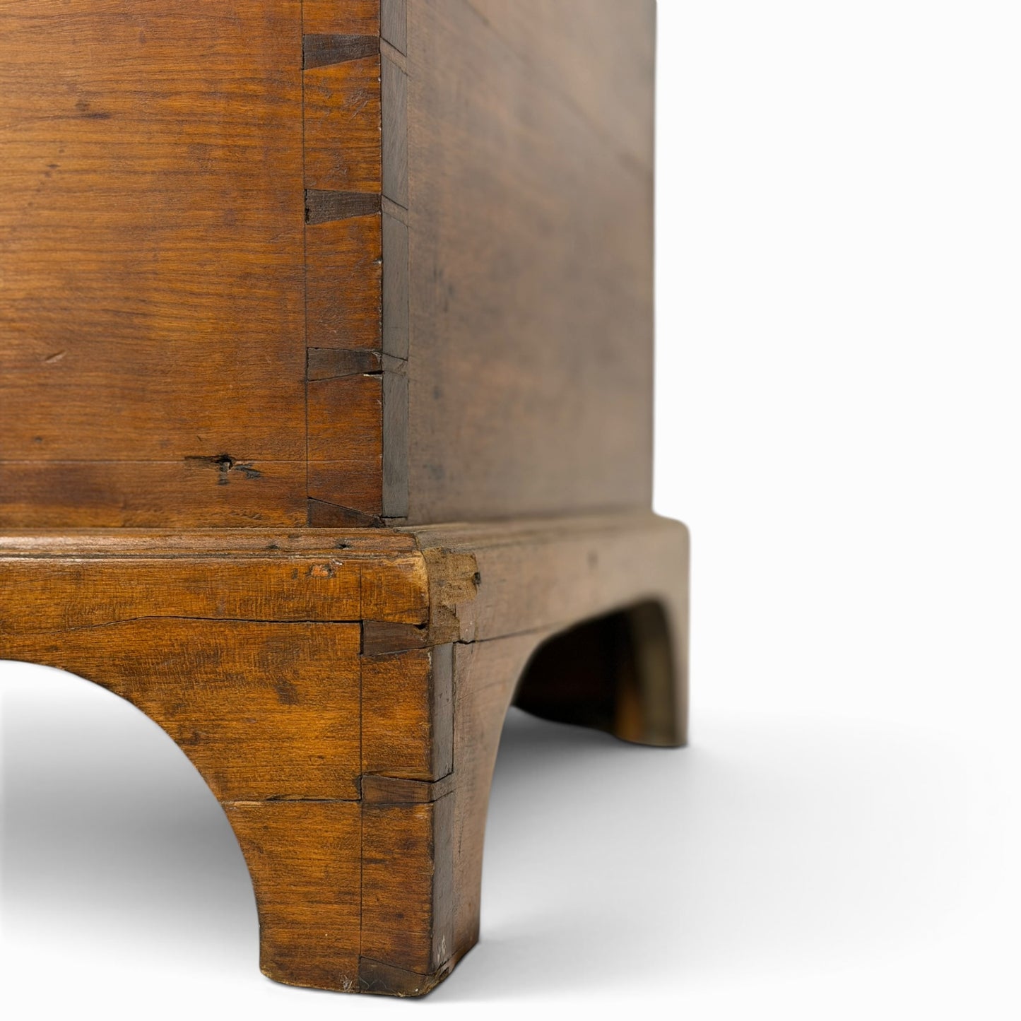 Antique American cherry blanket chest