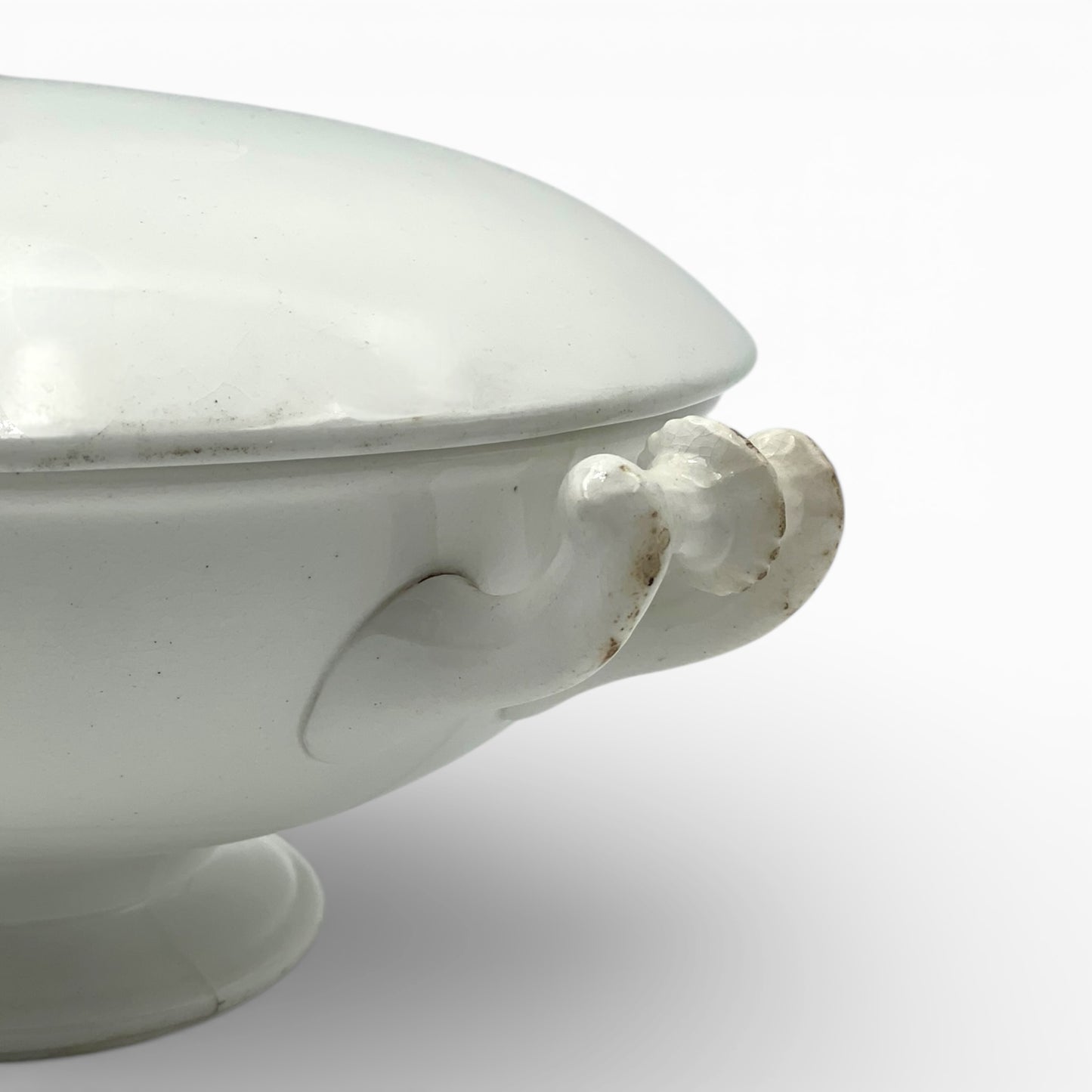 Antique “Semi Opaque China” tureen