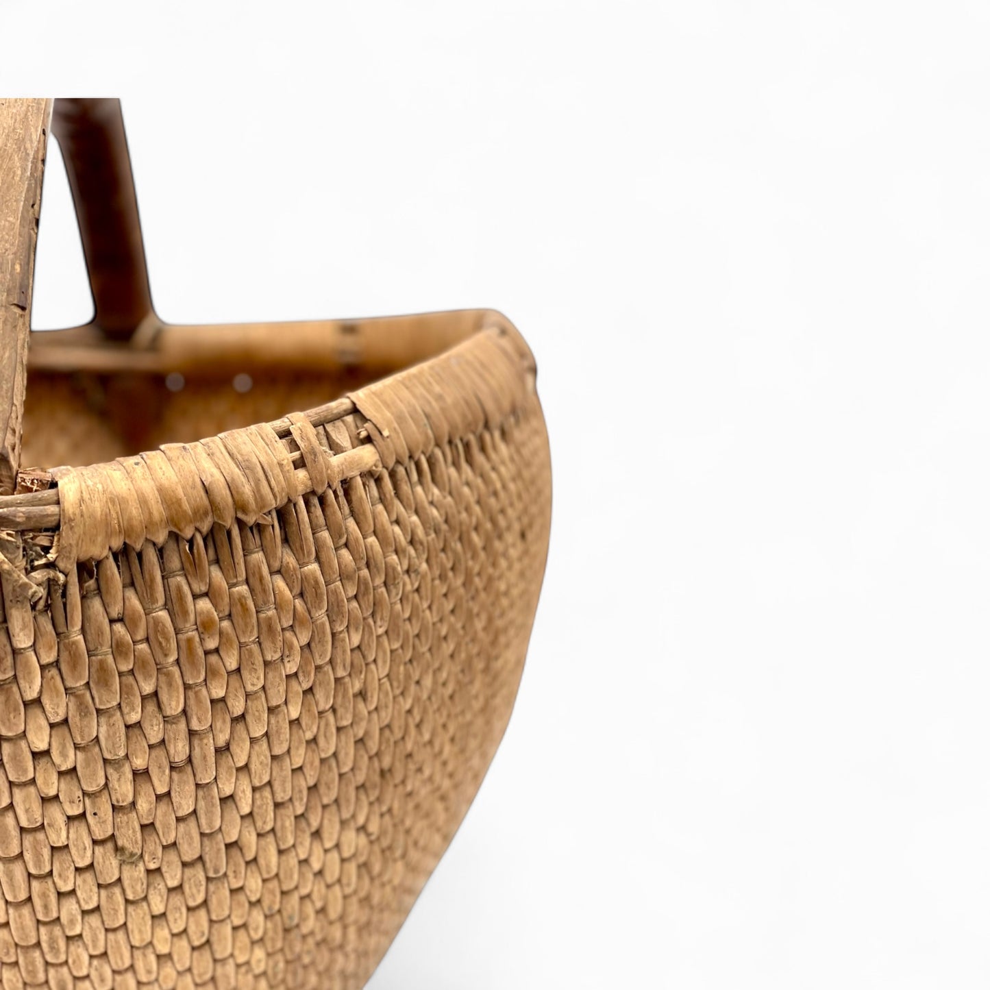 Antique Asian woven basket