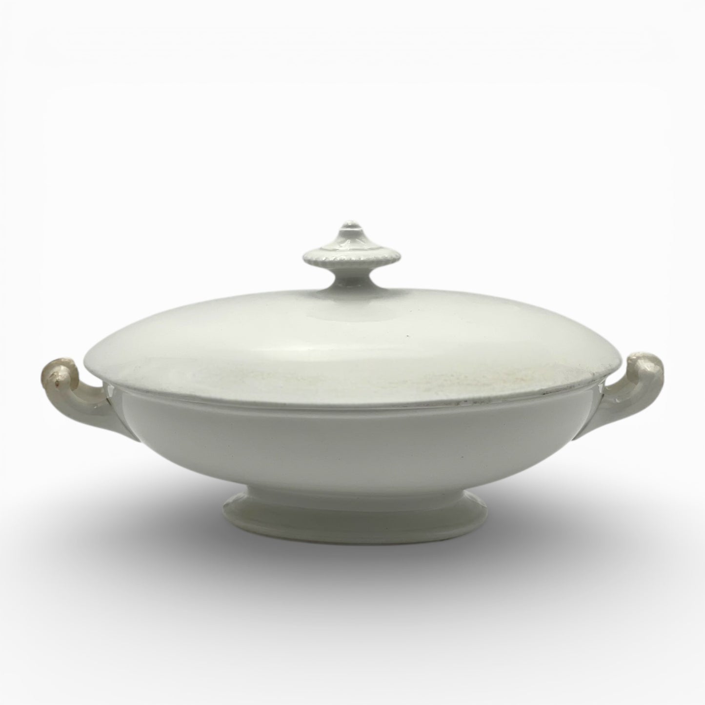 Antique “Semi Opaque China” tureen