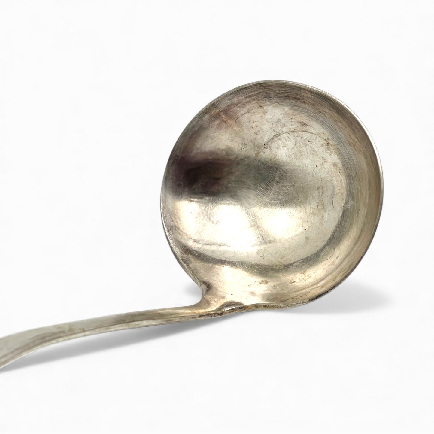 Vintage nickel Silver Ladle