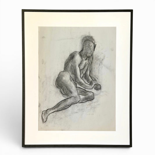 Charcoal life drawing (Circa 1940)