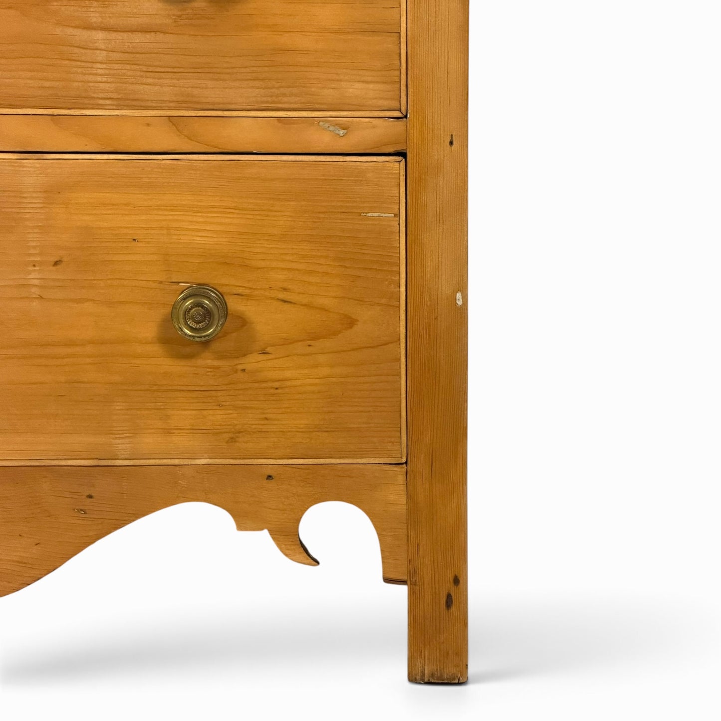 Antique American cherry chest of drawers