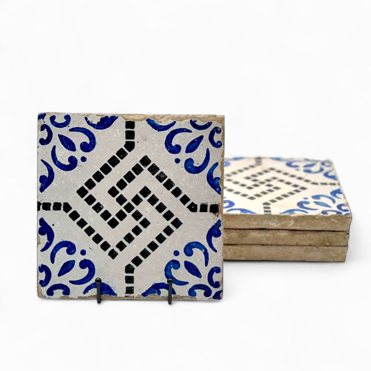 Set of 19th century Sicilian Majolica tiles