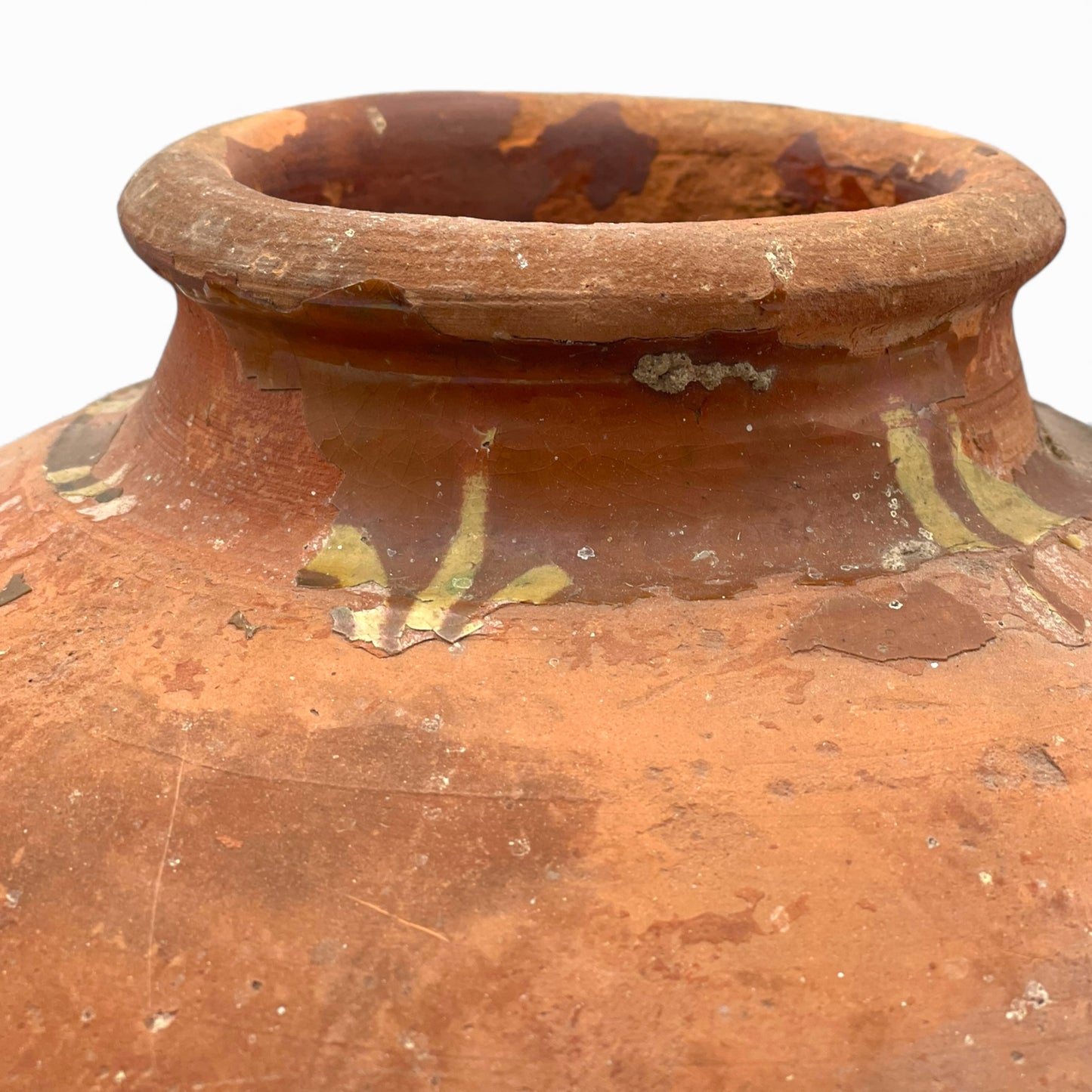 Antique French terracotta jug