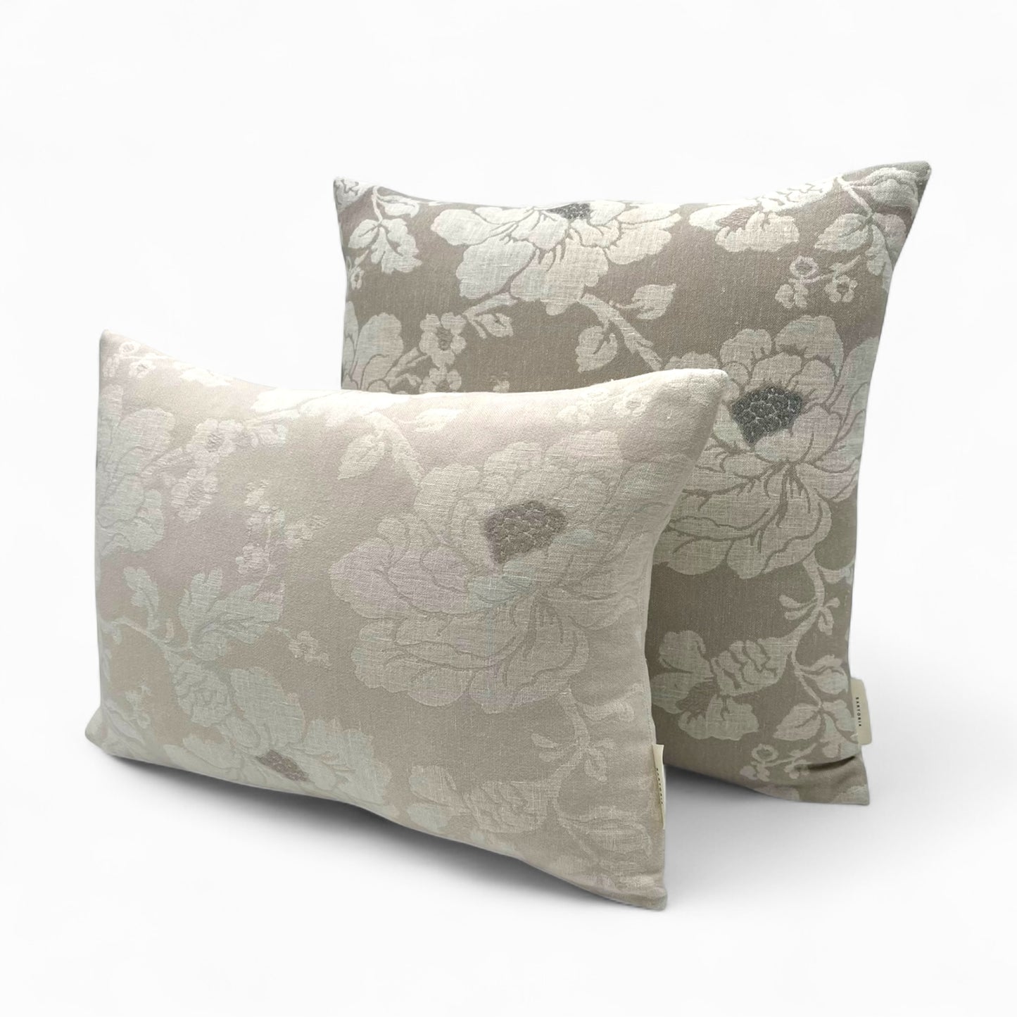 Pillow made with vintage Italian jacquard