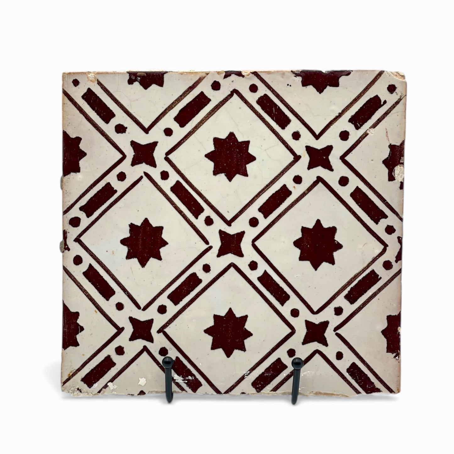 19th century Sicilian Majolica tile