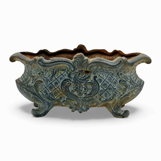 Antique French Large cast iron planter