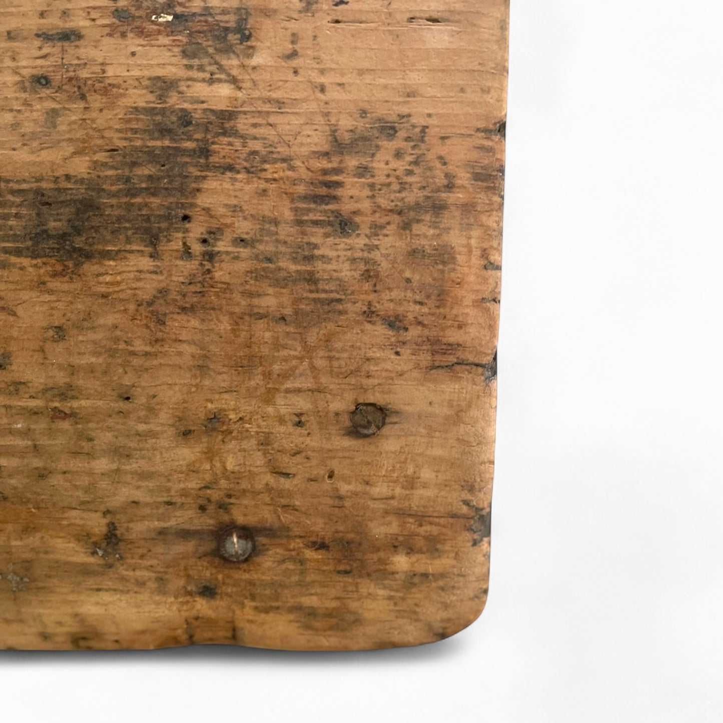 Antique carpenter wooden trunk