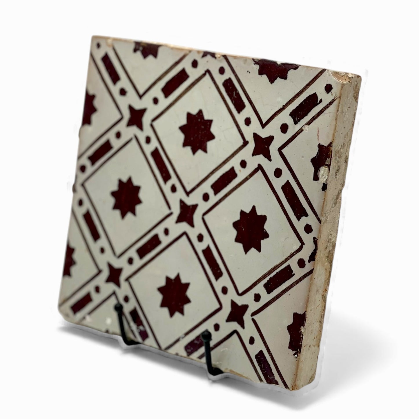 19th century Sicilian Majolica tile