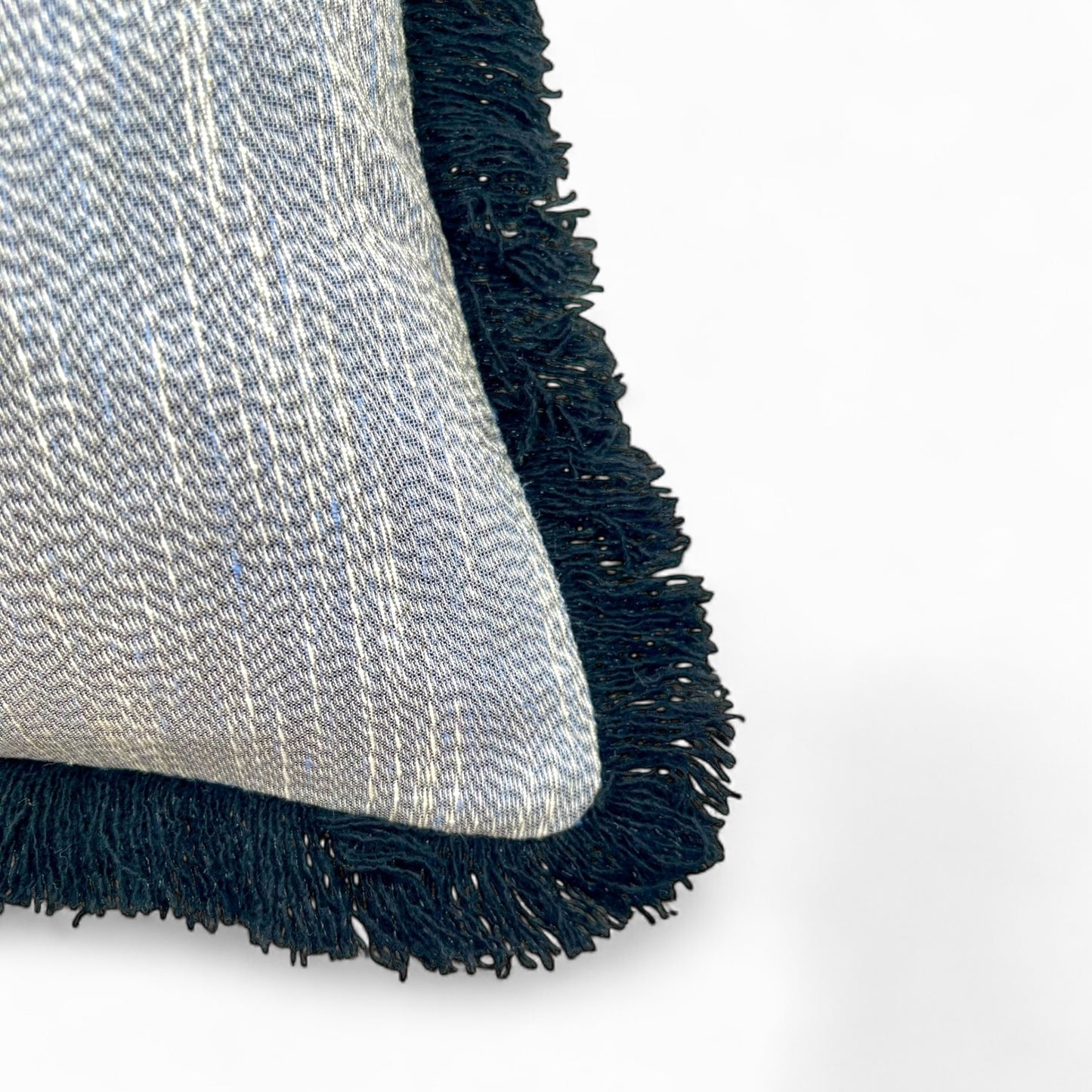 Pillow made with vintage Italian silk and viscose fabric