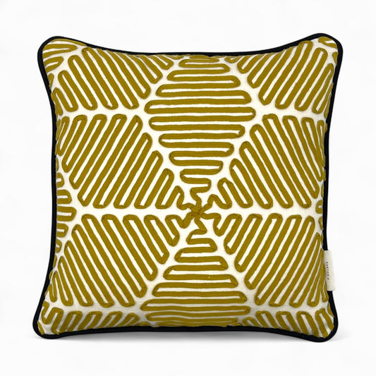 Pillow made with “Harlequin Design Group” fabric from England