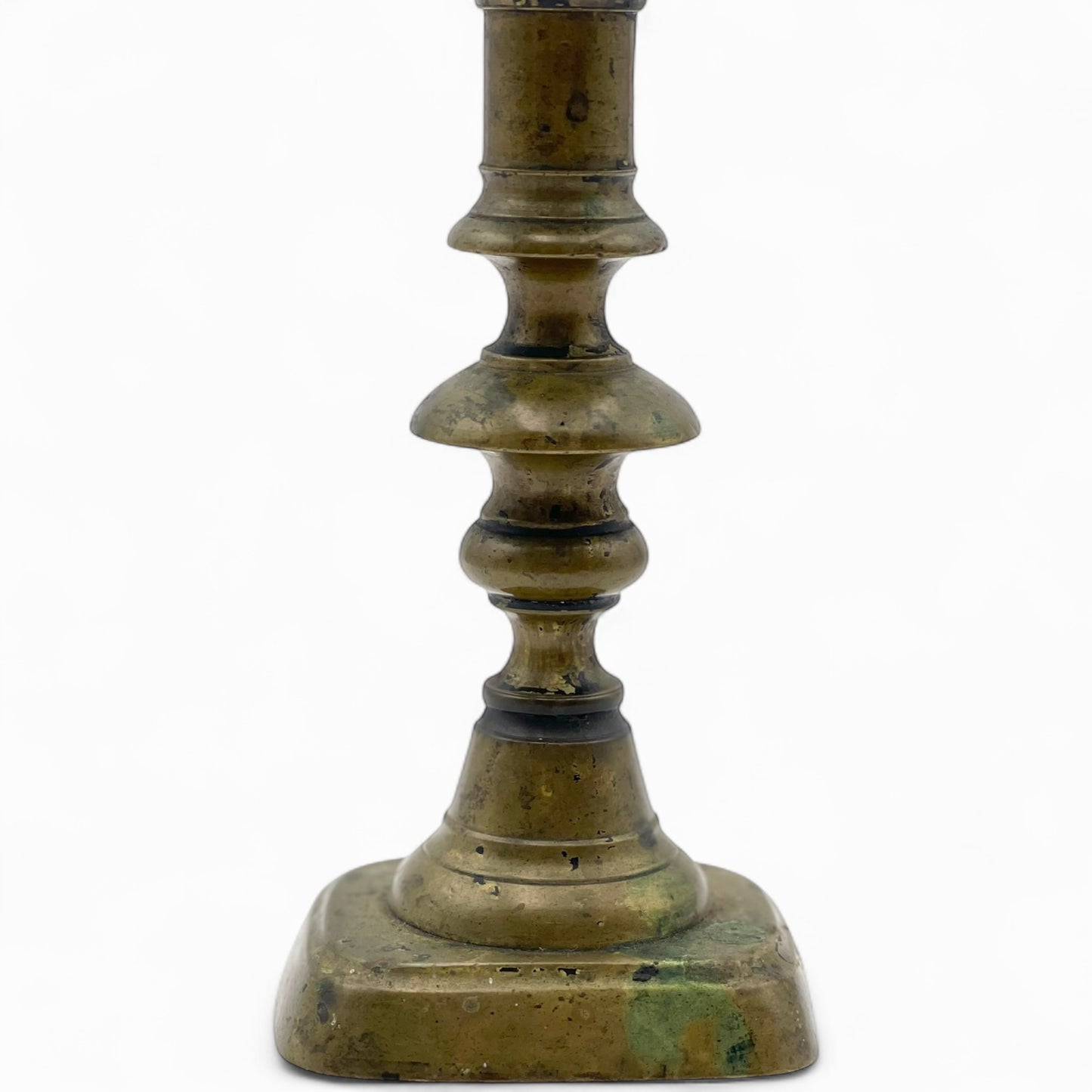 Antique brass candlestick