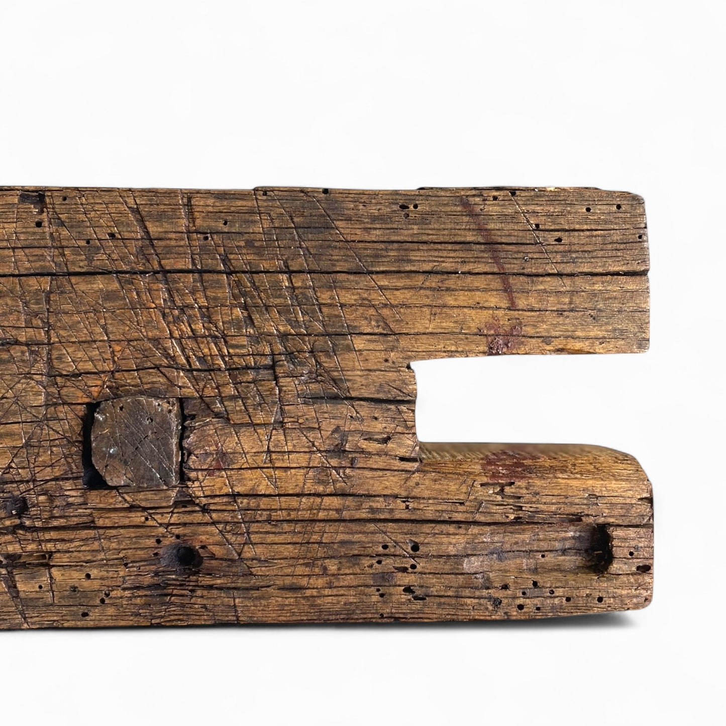 Antique rustic Sicilian bench