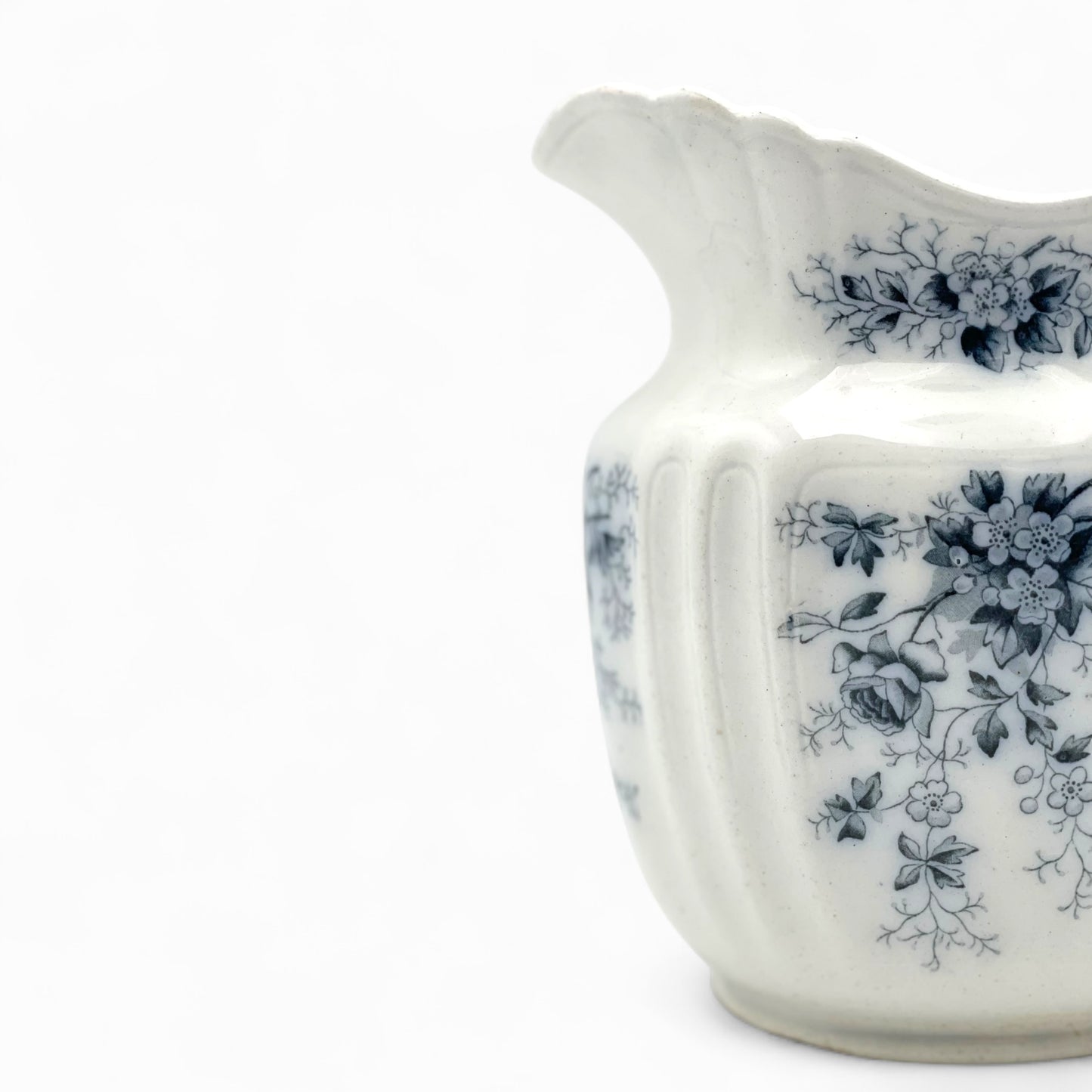 Antique transferware pitcher