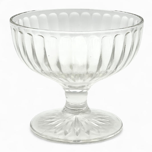 1940/1950 Hazel-Atlas “Ribbon” pattern sherbet dish set