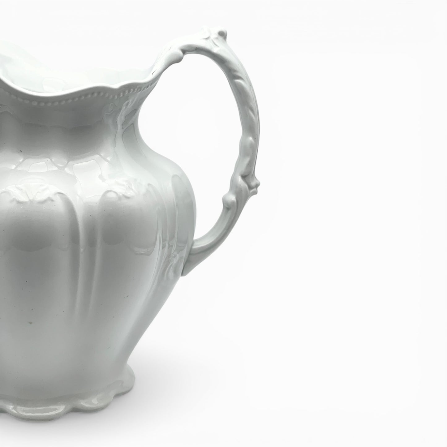 Vintage English ironstone pitcher