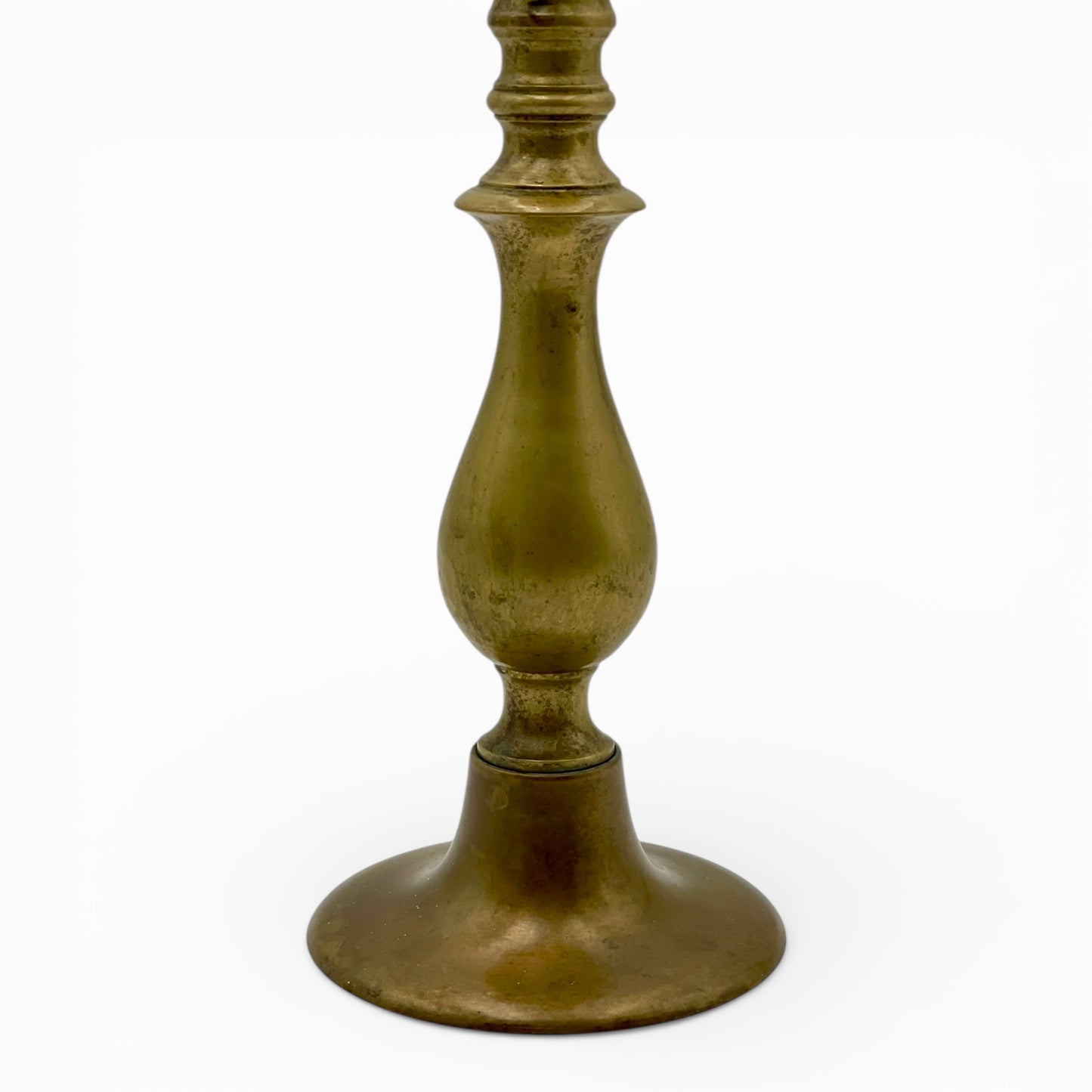 Vintage Art Deco brass candlestick