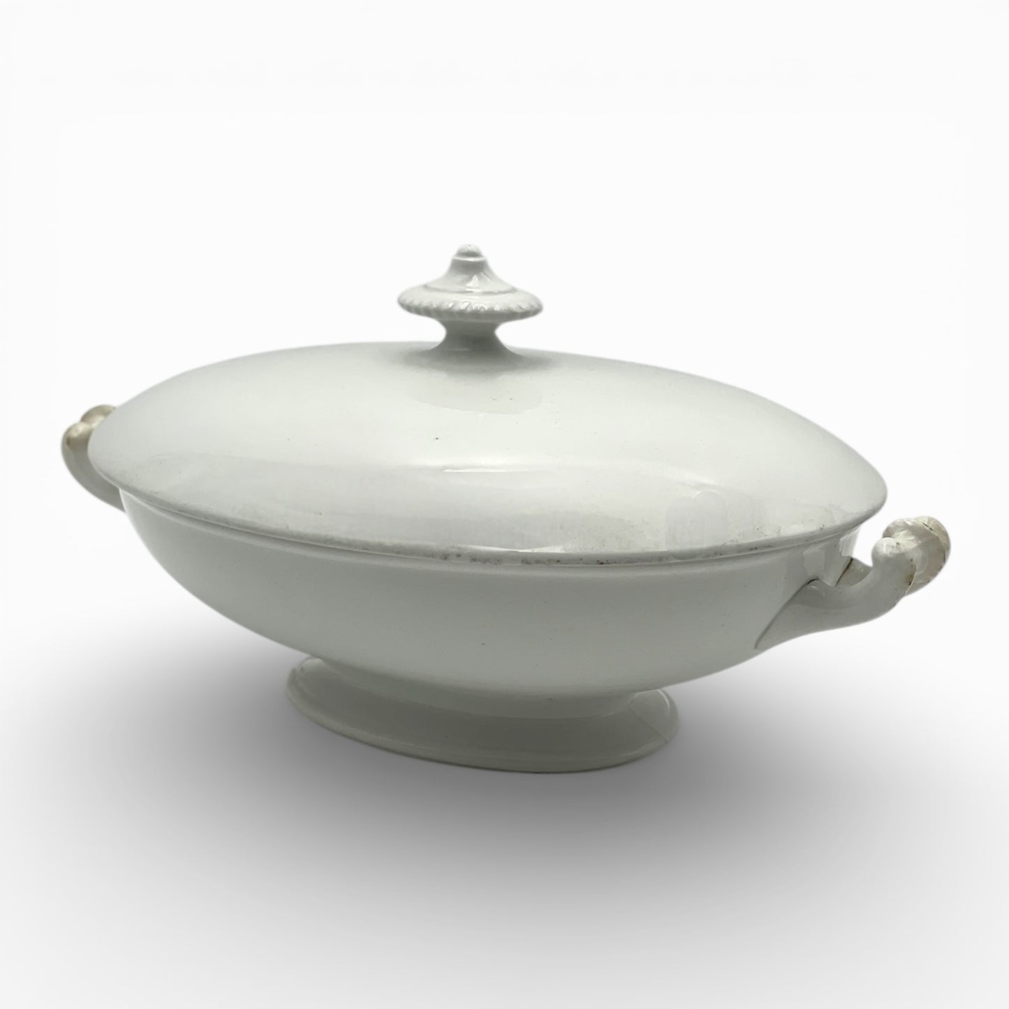Antique “Semi Opaque China” tureen
