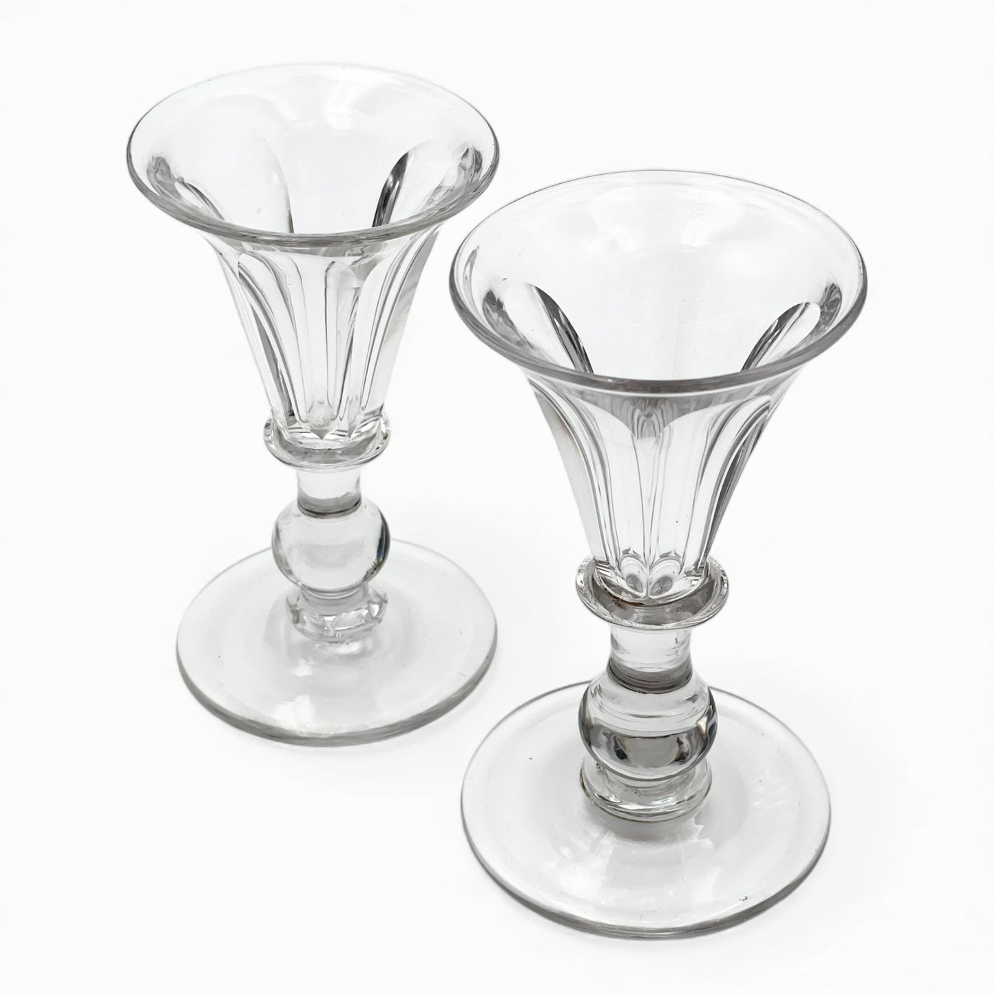 Set of 2 Georgian glasses