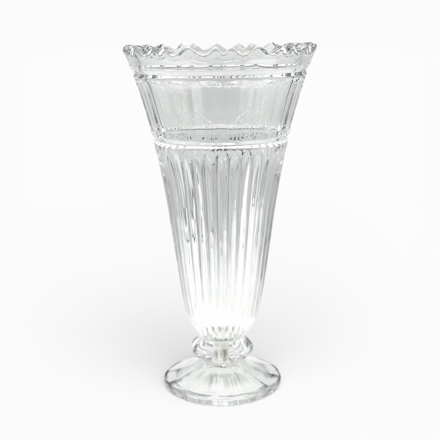 Vintage lead crystal vase
