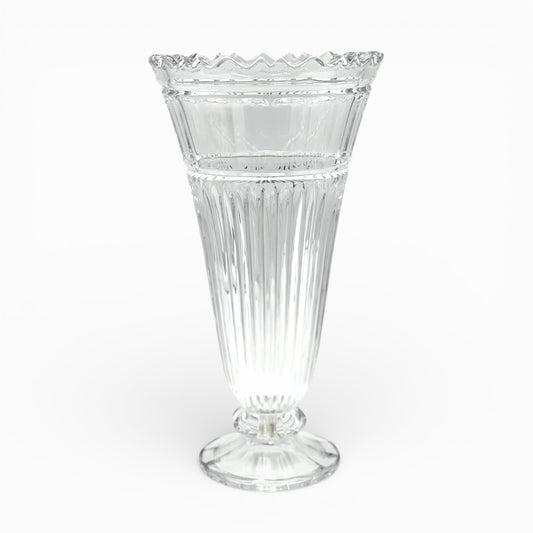 Vintage lead crystal vase