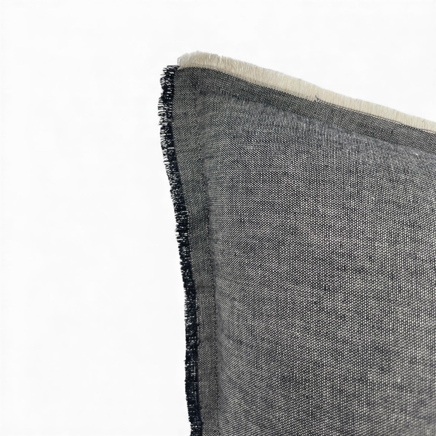Pillow made with vintage Denim Cotton fabric