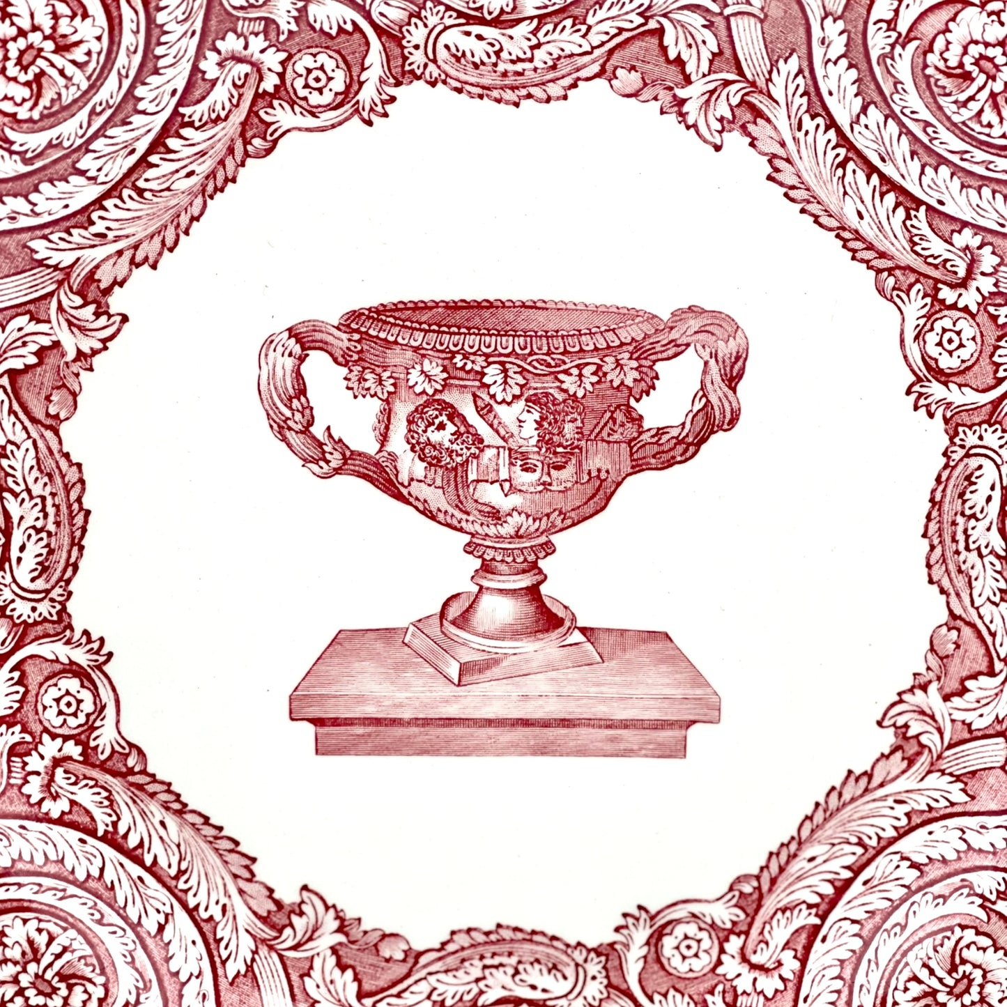 Large decorative English plate