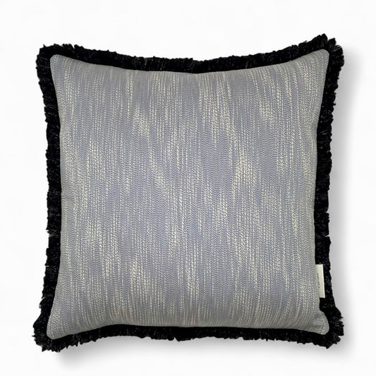 Pillow made with vintage Italian silk and viscose fabric