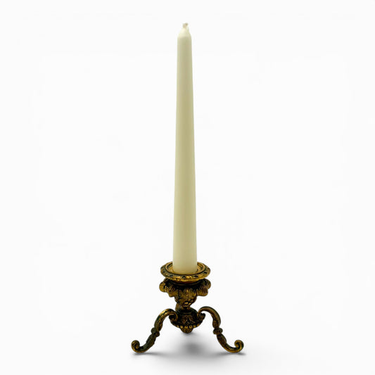 Rare antique brass 3 legs brass candlestick