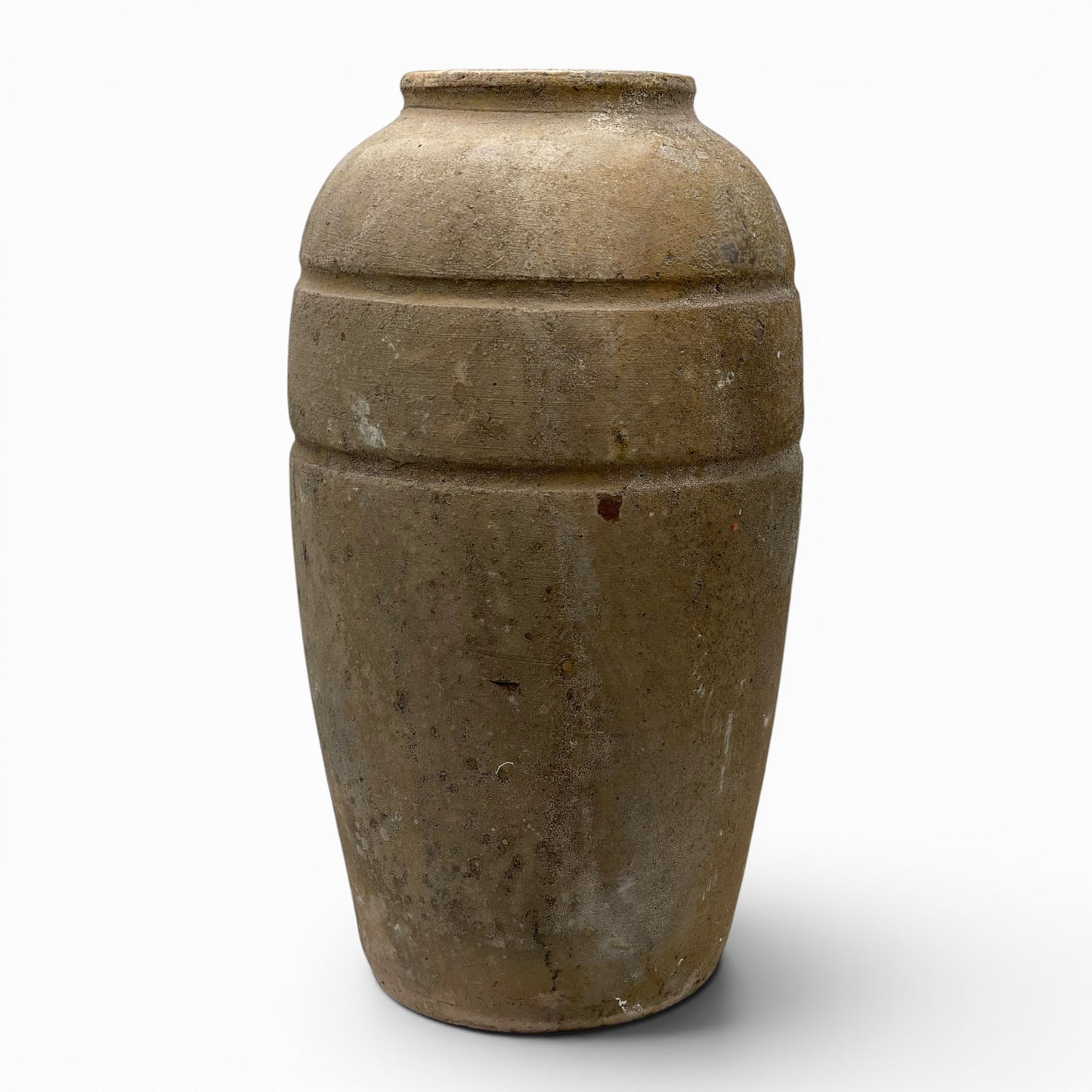 Tall handmade amphora
