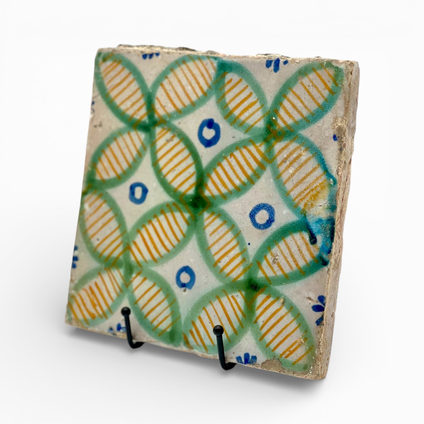 19th century Sicilian Majolica tile