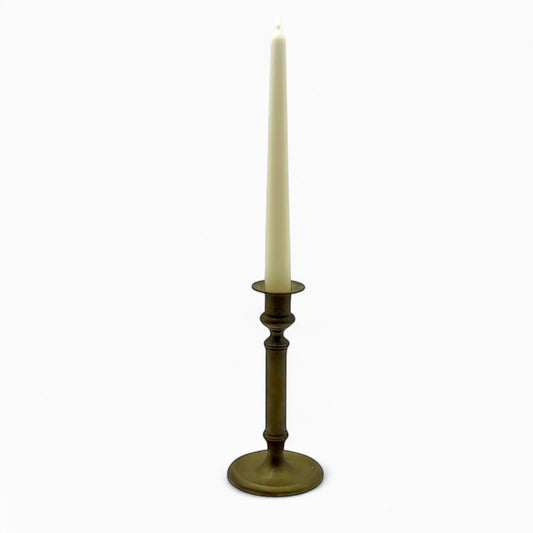 Antique brass candlestick