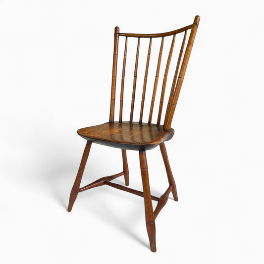 Antique faux bamboo Windsor chair