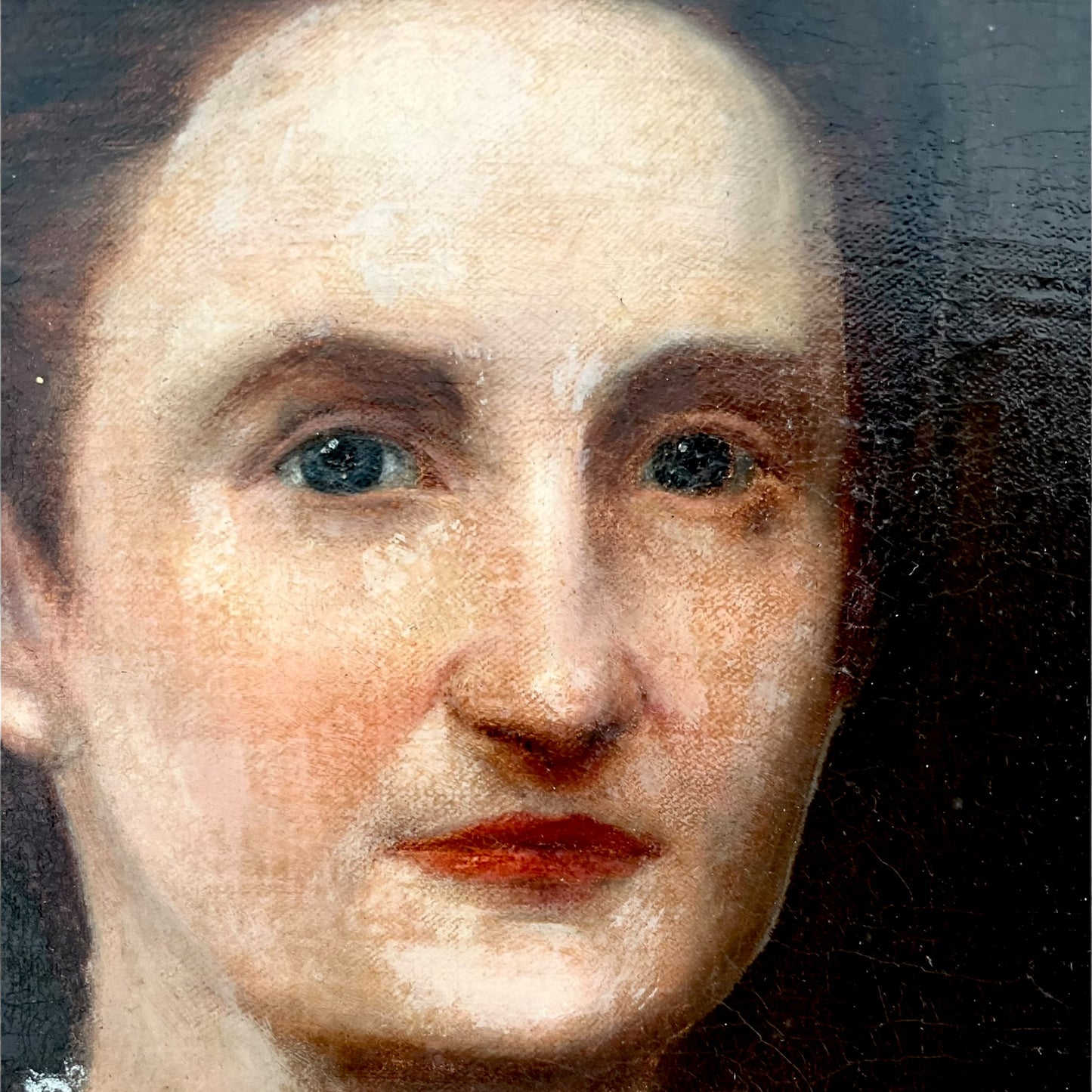 Pair of oval portraits - mid 1800’s - Unknown Artist