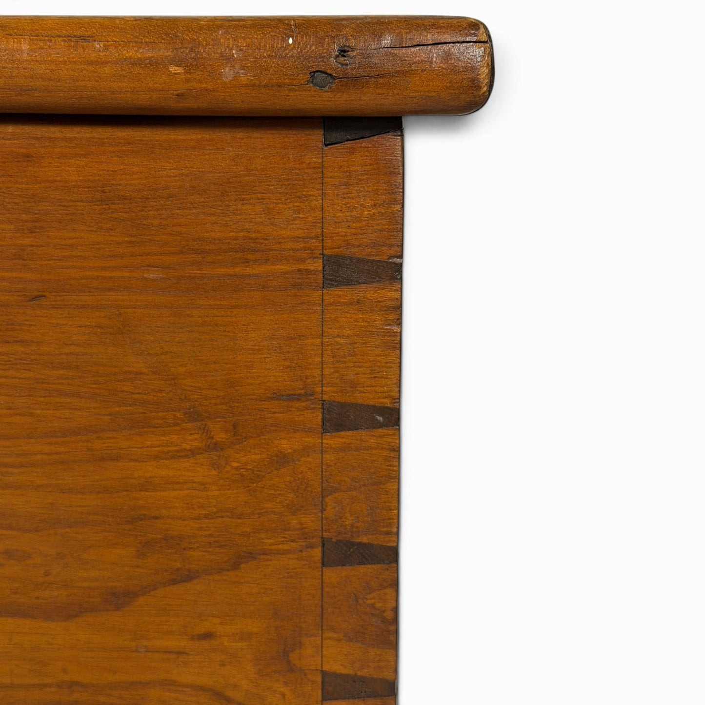 Antique American cherry blanket chest