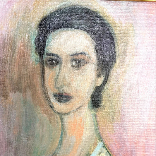 Modernist painting “Seated woman” by Bishop
