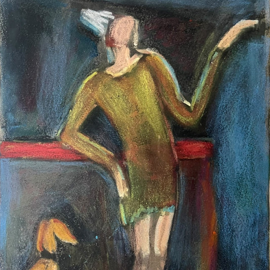 Pastel drawing by Georges Rouault (France)