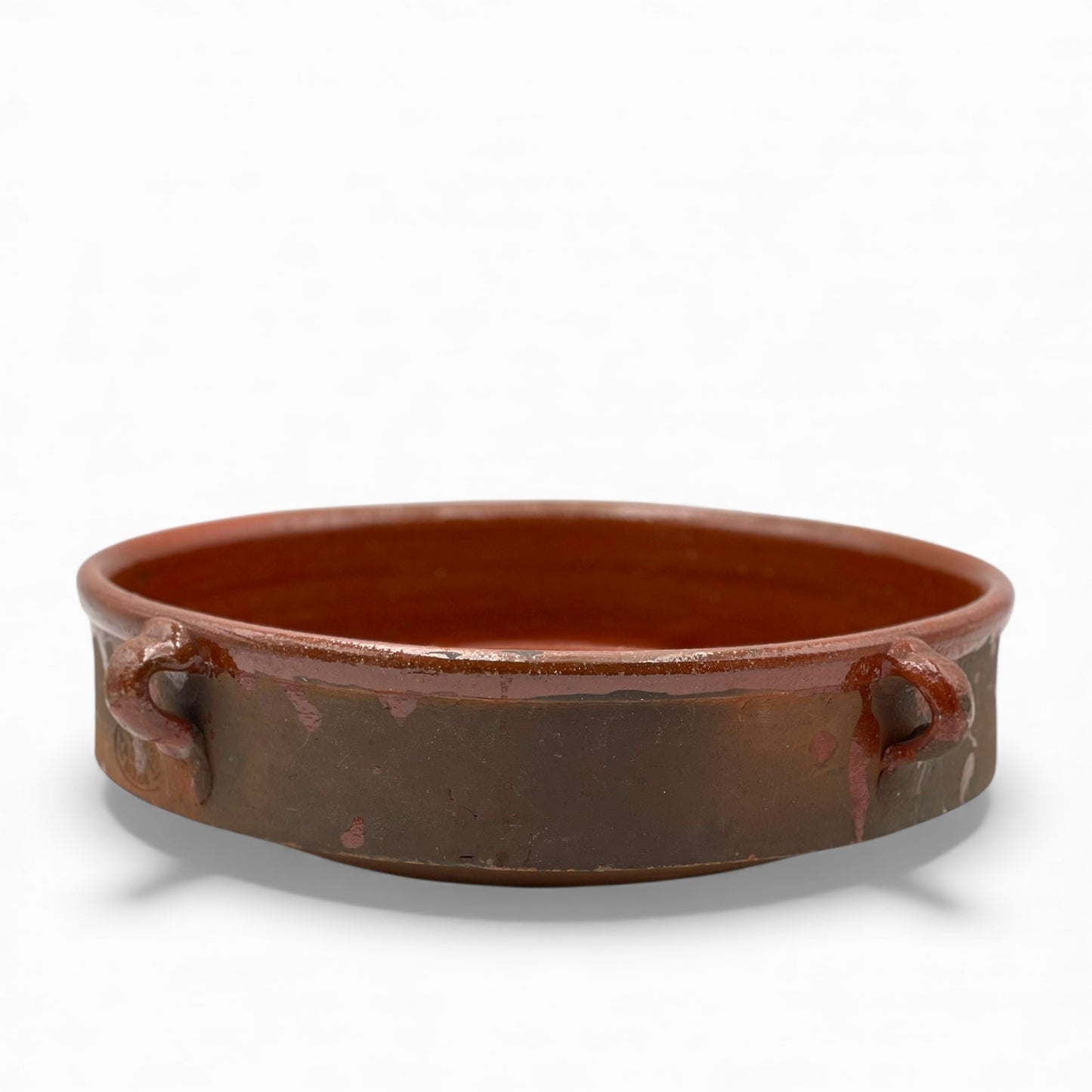 Vintage large Spanish terracotta dish