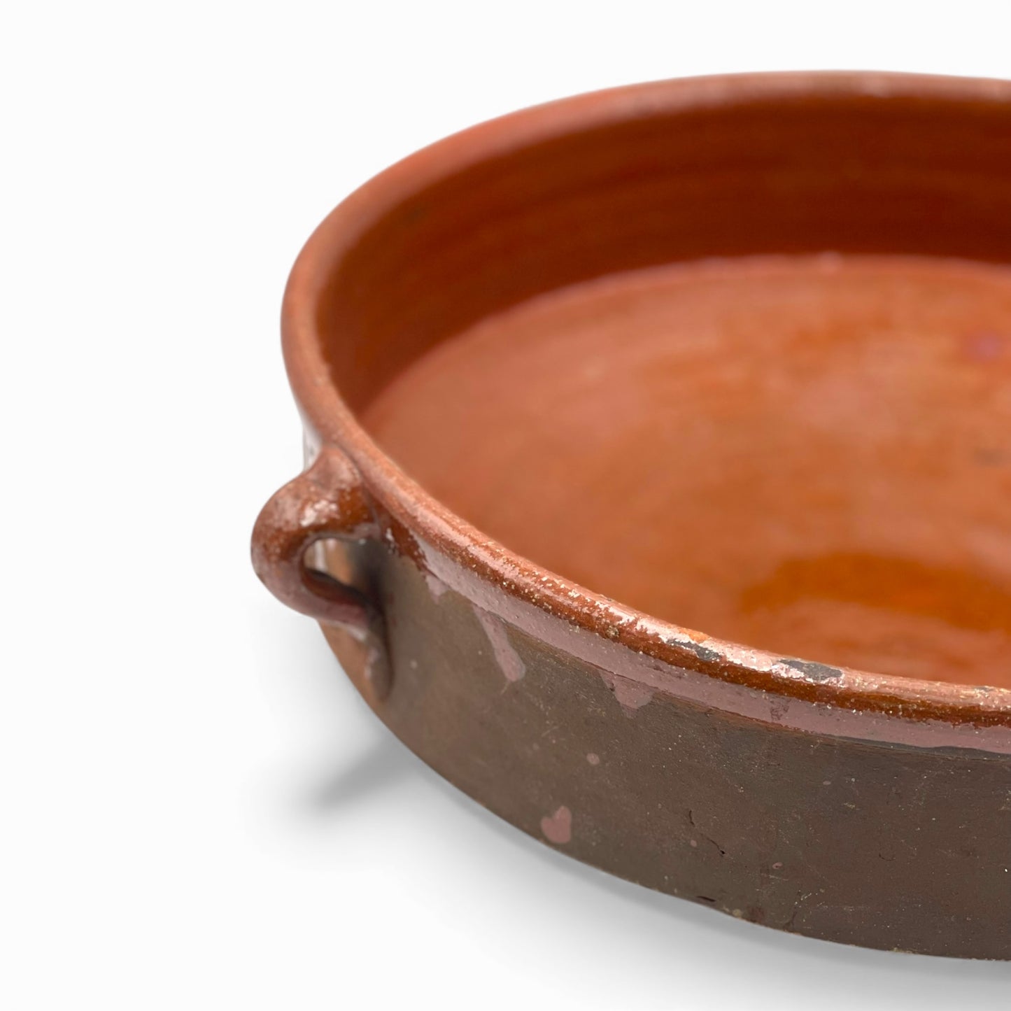 Vintage large Spanish terracotta dish