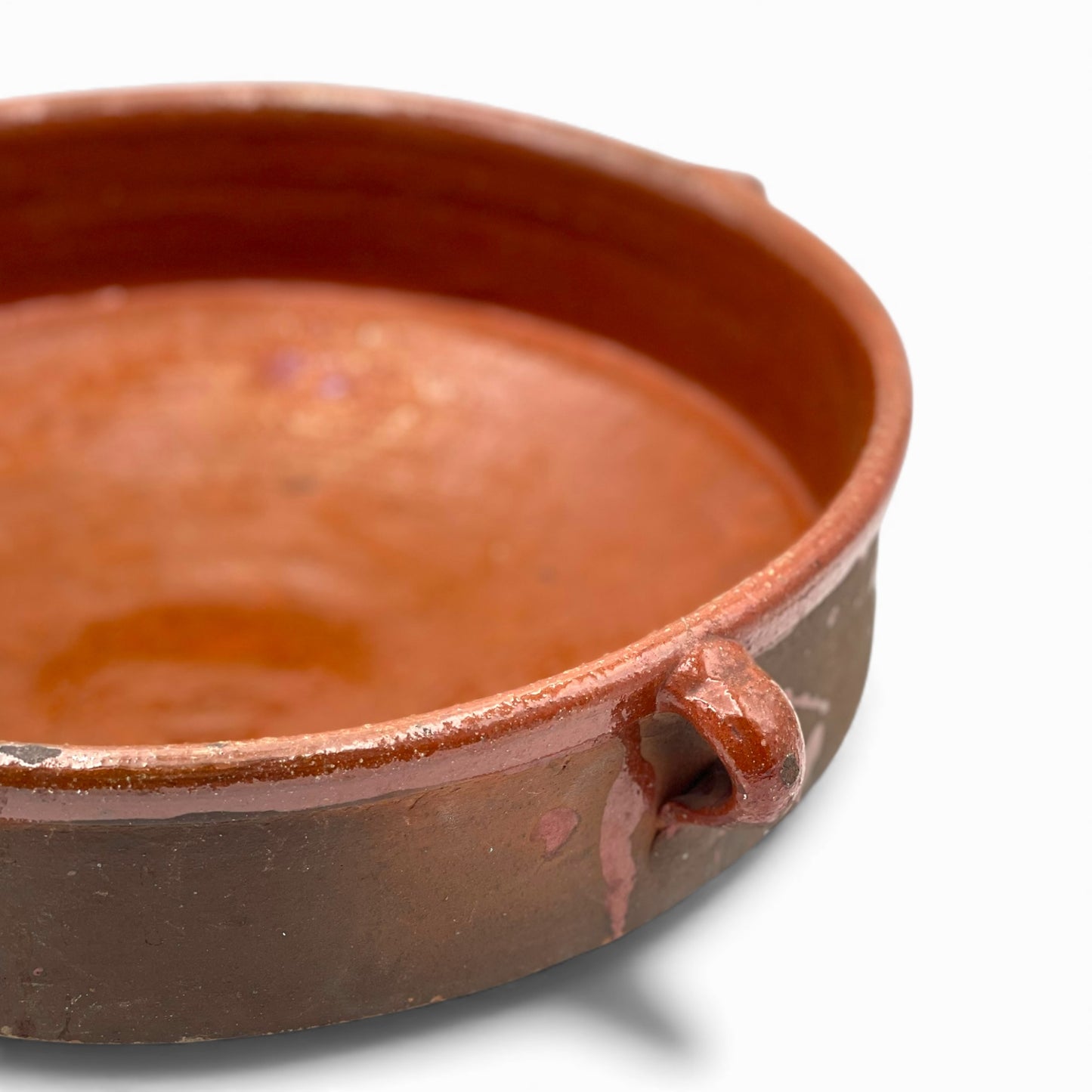 Vintage large Spanish terracotta dish
