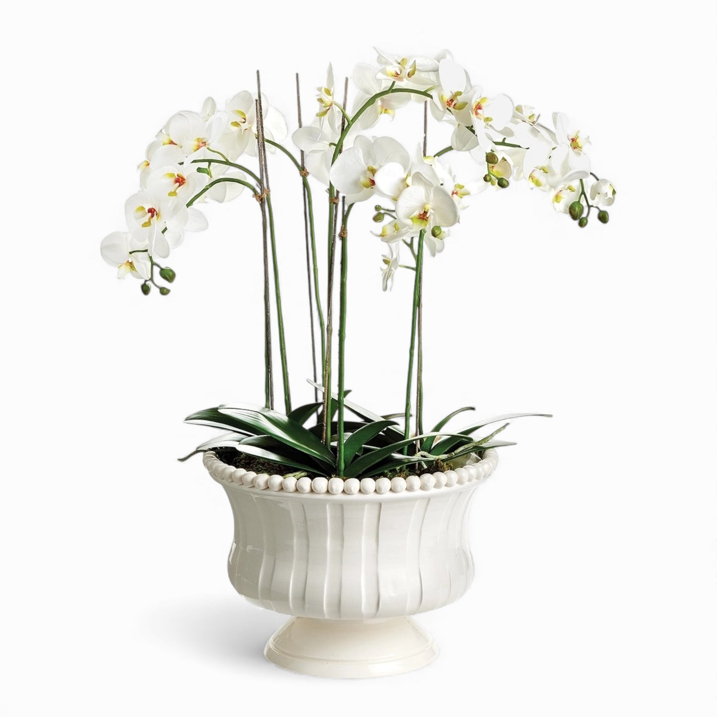 Italian hand made footed bowl